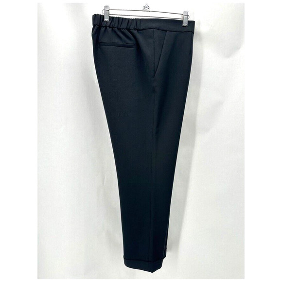 R | Label The Reset Large Dress Pants Black Pull-on Quiet Luxury Caspule Office - Picture 8 of 12
